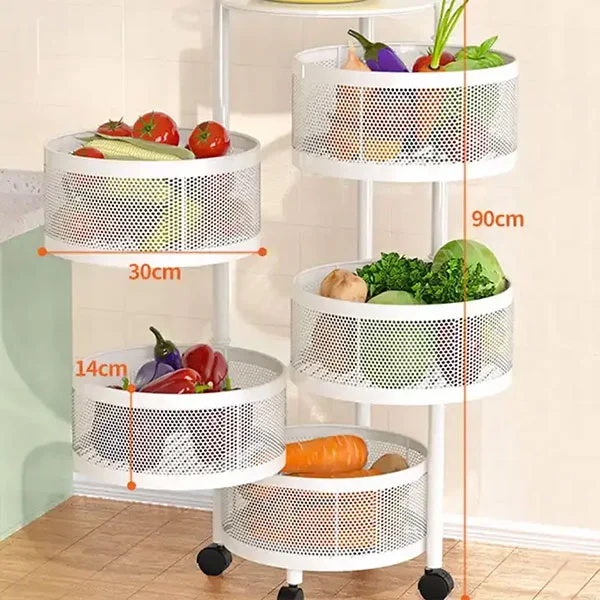 Rotating Multi Layer Storage Rack