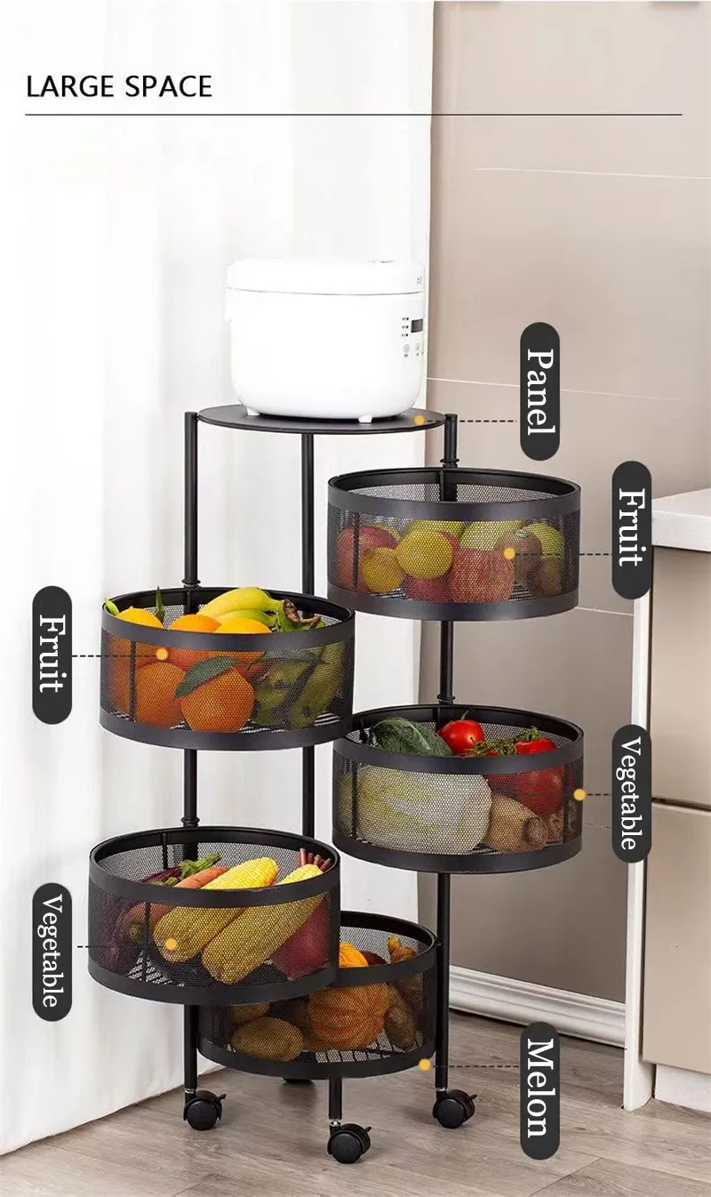Rotating Multi Layer Storage Rack